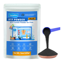  Yamation DTF Powder Adhesive Black - Medium 450g / 16oz for Black or Dark Colored Textile