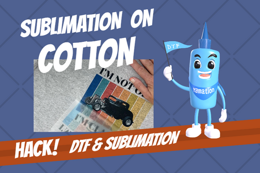 How to sublimate on 100% cotton -- Sublimation DTF