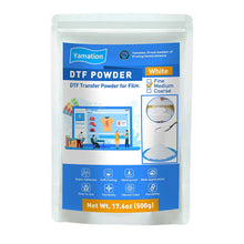  Yamation DTF Powder - White 500g / 1.1lb - Medium - DTF Adhesive Powder/DTF Transfer Powder